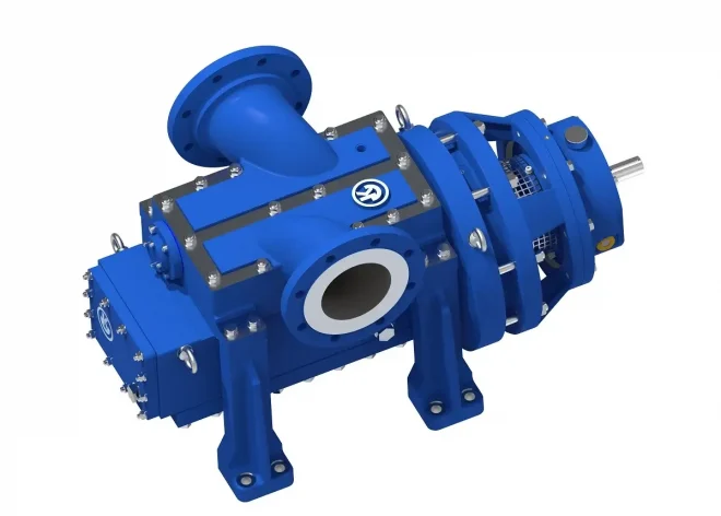 DSP-2C: Single Volute Rotary Twin Screw Pump with Mechanical Seal