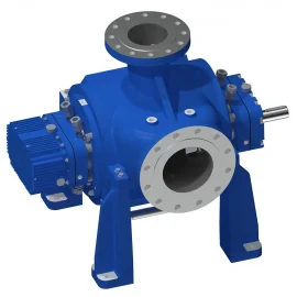 DSP-4C: Double Volute Rotary Twin Screw Pump with Mechanical Seal